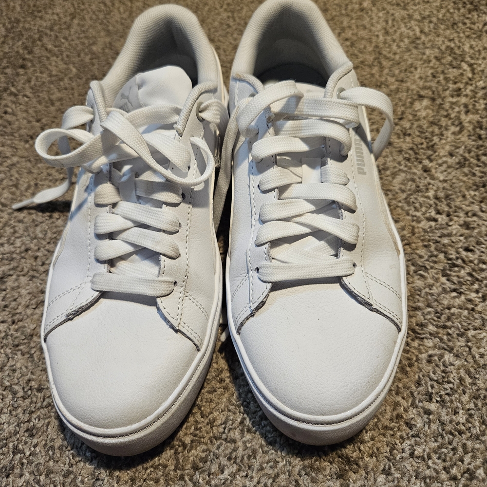 Women's Puma White Athletic Shoes